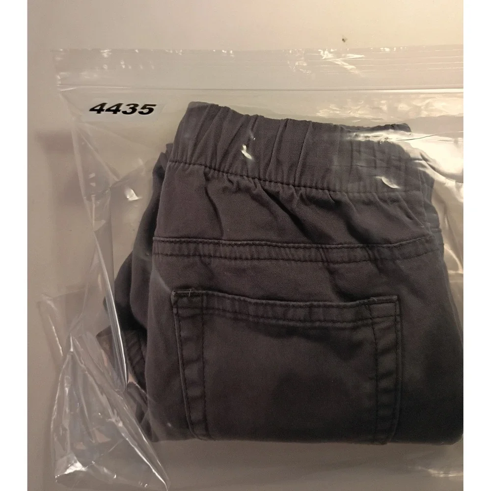 Cat & Jack Toddler Boys Gray Jogger Pants Size 4T Elastic Waist Drawstring NWOT